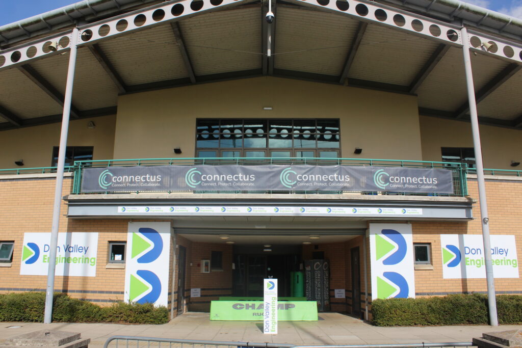 Don Valley Engineering at Castle Park, Doncaster Knights