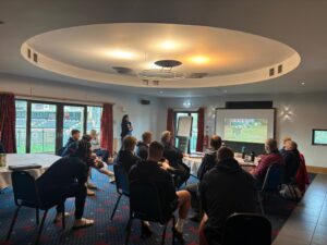 Support Dogs Visit Doncaster Knights